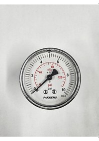 Resim Çap 63 Arkadan 10 Bar Kuru Manometre - Pakkens 