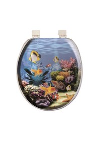 Resim Softy Classic Desenli Yumuşak Klozet Kapağı Beyaz 8691580104374 