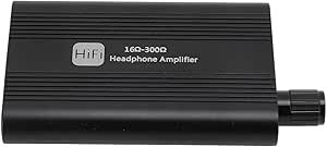 Resim Fockety Kulaklık Amplifikatörü, Taşınabilir 2 Aşamalı Kazanç Anahtarı HiFi Kulaklık Amfisi, 16-300 Ohm 3,5 Mm AUX Giriş Çıkışı Kulaklık Amfisi Mp3 Mp4 Telefon Bilgisayarları CD 