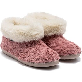 Resim Emily Kadın Kürklü Ev Botu Koyu Pembe 37/41 Koyu Pembe 