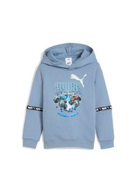 Resim Puma X Hot Wheels Graphic Mavi Unisex Çocuk Sweatshirt 000000000102278297 Mavi 