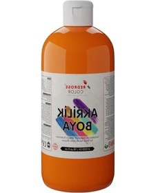Resim Dayanıklı Turuncu Akrilik Boya 500 Gr 0.2 L 