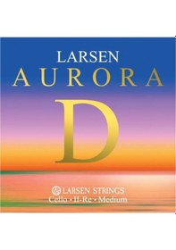 Resim Viyolonsel Çello Teli Larsen Aurora D Re Medium 3/4 
