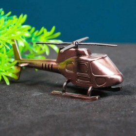 Resim MiraLive Dekoratif Metal Helikopter 