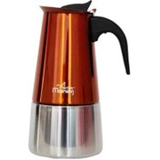 Resim Any Morning Fe001-6 Espresso Kahve Makinesi Çelik Indüksiyonlu Moka Pot 300 Ml Bakır 