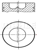 Resim Mahle 0098601 Piston Segman 0.60 88.00mm ( Fiat : Ducato 2.3 / Euro 3 2002--) 2995562 (WF295472) 