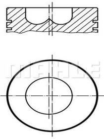 Resim Mahle 0098601 Piston Segman 0.60 88.00mm ( Fiat : Ducato 2.3 / Euro 3 2002--) 2995562 (WF295472) 