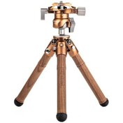 Resim Benro Tpkwe Tablepod Özel Yapım Ceviz Ahşap Tripod Kiti 