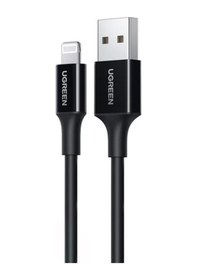 Resim Ugreen Apple iPhone Uyumlu Lightning 2.4A Data Ve Şarj Kablosu Siyah 1 Metre (471856902) 