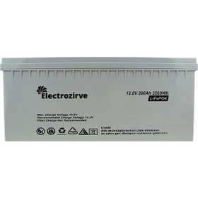 Resim Electro Zirve 12.8v 200ah Lityum Akü Lifepo4 