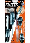 Resim 6pcs Tornavida - Çok Amaçlı Set Tornavida - Topaç Tornavida - Kontrol Kalem - Elektrik Bant 