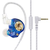 Resim Lasonstiges Mavi Qkz Ak6-şanslı Kulaklık Hıfı Bas Kulaklık Monitör 3 Seviyeli Ayar Anahtarı 3.5mm Aux Kulak İçi Kulaklık Spor Stereo Ses Kulaklık 