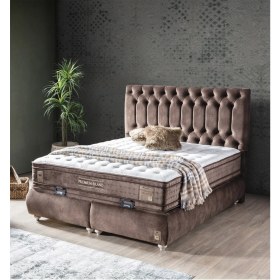 Resim Weltew Home Premium Brand Çift Kişilik Baza ve Başlık Yataksız 
