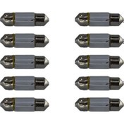 Resim 10 Adet 12V 3W Sofit Ampul 31mmX8mm 