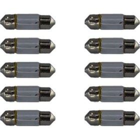Resim 10 Adet 12V 3W Sofit Ampul 31mmX8mm 