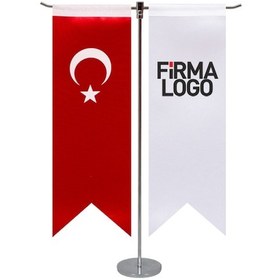 Resim T Kırlangıç Masa Bayrağı (Direksiz) 