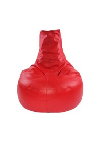 Resim Bambitoys Deri Armut Koltuk Büyük Kırmızı 85*75*30 Cm 