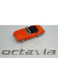 Resim Skoda Octavia 2007-2017 Yeni Nesil Bagaj Krom Abs 3M 3D Yazı Logo 