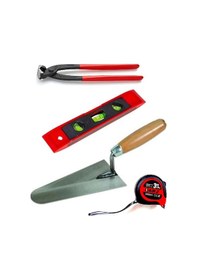 Resim Harç sıvacı malası 25cm Betoncu Kerpeteni Su Terazisi 3mt set 