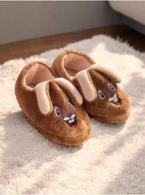 Resim romex Çocuk Yumuşak Panduf ,Çocuk Ev ayakkabısı Çocuk Patik Hayvan Figürlü Panduf 