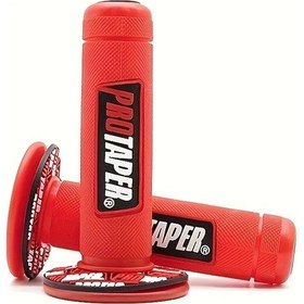 Resim Hightower Full Color Red Universal Motosiklet Atv Direnç Grip Seti - Dayanıklı Ve Ergonomik 