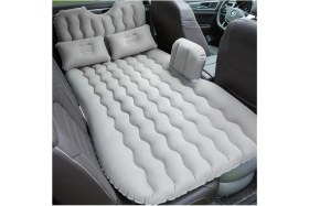 Resim Carlone Şişme Araç Içi Seyahat Yatağı Oto Araç Içi Yatak Gri Renk Pompa+Yastık Dahil 