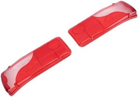 Resim 2pcs şasi Kabini Arka ışık Lens, Şok Geçirmez Abs Malzemeli 5 Serisi P R Kabinleri, Artan Görünürlük Için Net Kuyruk ışık kapağı Değiştirme 