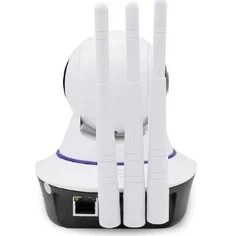 Resim Bebbee HD 360 Derece Wifi IP Kamera Gece Görüş 3 Antenli Güvenlik ve Bebek İzleme Kamerası 