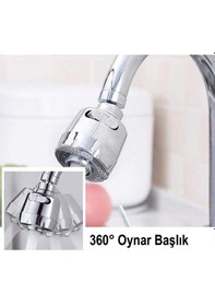 Resim 2 Kademeli Tasarruflu 360 Derece Oynar Musluk Başliği 