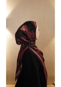 Resim Mirsoy Scarf Safir Etnik Desen Şal A.Kiremit 