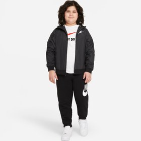 Resim Nike Sportswear Windrunner Hoodie Çocuk Siyah Ceket 
