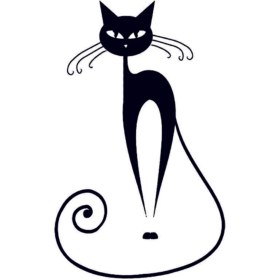 Resim Ne Verelim Size Kedi Priz Sticker Priz Kedi Sticker Set Siyah Etiket Duvar Sticker 