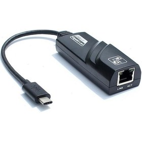 Resim USB 3.1 Type C To RJ45 Gigabit Ethernet Ağ Adaptör Kart 1000Mbps 