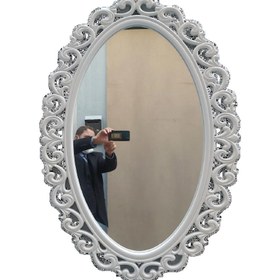 Resim AYNA-Dresuar MOTİFLİ MODEL Parlak Gold Renk Kayın torna Kutu içinde sevk El Yapım 