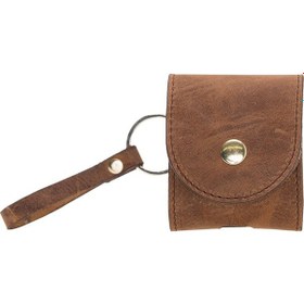 Resim Bouletta Mai Snap Airpods Kulaklık Kılıfı Antik Kahve 