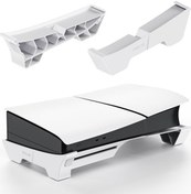 Resim Sones Ps5 Slim Startrc Games Tabanı Yatay Yerleştirme Braketi Oyun Konsolu Yatay Sabit Soğutma Tabanı Beyaz Yükseltilmiş Dijital/disk Evrensel 