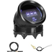 Resim Ximistore9 52mm Siyah Abs+metal Akıllı Yağ Sıcaklık Ölçer, 40-140 C Aralığı, Alarm Özelliği, Araba Modifikasyonu İçin Lcd Gösterge 