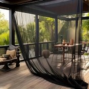 Resim Çok Amaçlı Bahçe Filesi - Dayanıklı Polyester, Sivrisinek ve Kuş Bariyeri | Katlanabilir, Çıkarılabilir, Teraslar, Bahçeler, Kamp İçin İdeal | Siyah veya Beyaz, Çoklu Boyutlar - Pencere Sivrisineği Ağı - Yatak Sivrisineği Ağı - Seyahat Sivrisineği Ağı 