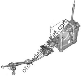 Resim Peugeot 301 (2012-2020) Vites Kumanda Teli (Orijinal) 
