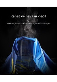 Resim Eternal Luck 1 Çift Nefes Alabilen Anti-uv Açık Hava Sporları Bisiklet Buz İpek Güneş Koruyucu Kollu - Mavi 