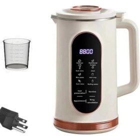 Resim Luminnaly Elektrikli Soya Sütü Duvar Kırma Makinesi 10 Yapraklı Bıçak Makinesi Meyve Sıkacağı Blender Mikser Soya Sütü Makinesi Abd Fişi (Yurt Dışından) 