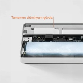Resim Sharge Disk Plus: Ultra Ince Nvme SSD Kutusu ve Çok Fonksiyonlu Hub - Gümüş 