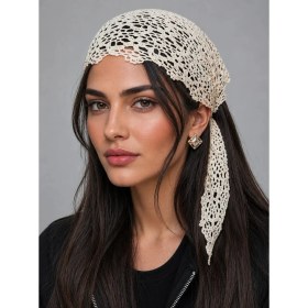 Resim Venüs Design Dantel Bandana- Fular 