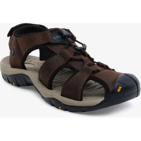 Resim Greyder Erkek Haki Hakiki Deri Sandalet 6Y1CS14630 