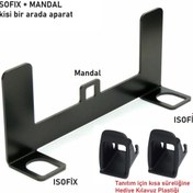 Resim Brk Robotics Design Brk Isofix Bebek Oto Koltuğu Aparatı Metal Braketi Her Araca Uygun "hediye Kılavuz Plastiği" 