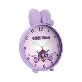 Resim Cool Team Çocuk Duvar Saati Mor 