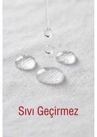 Resim Cennet Yatak Cottonsafe Çift Kişilik Sıvı Geçirmez Alez Full Kenar Lastikli Terletmez Pamuk Yüzey Beyaz 