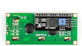 Resim LCD1602 2x16 LCD Ekran (IIC/I2C Haberleşmeli ve Mavi Arka Işıklı) 