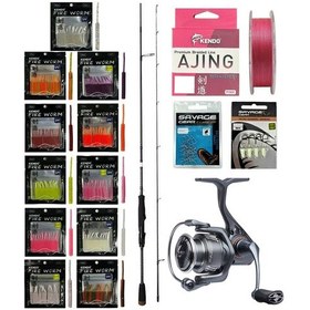 Resim Yekoutdoor Ultra Lrf Seti Savage Gear Sg2 Ultra Light Game 2.13m 2-10gr &savage Gear Fazor 1000 Olta Makinesi 1 Adet 