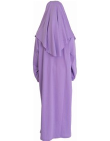 Resim Zehranaz Namaz Elbisesi Lila Fermuarsız Namaz Elbisesi Lila 
